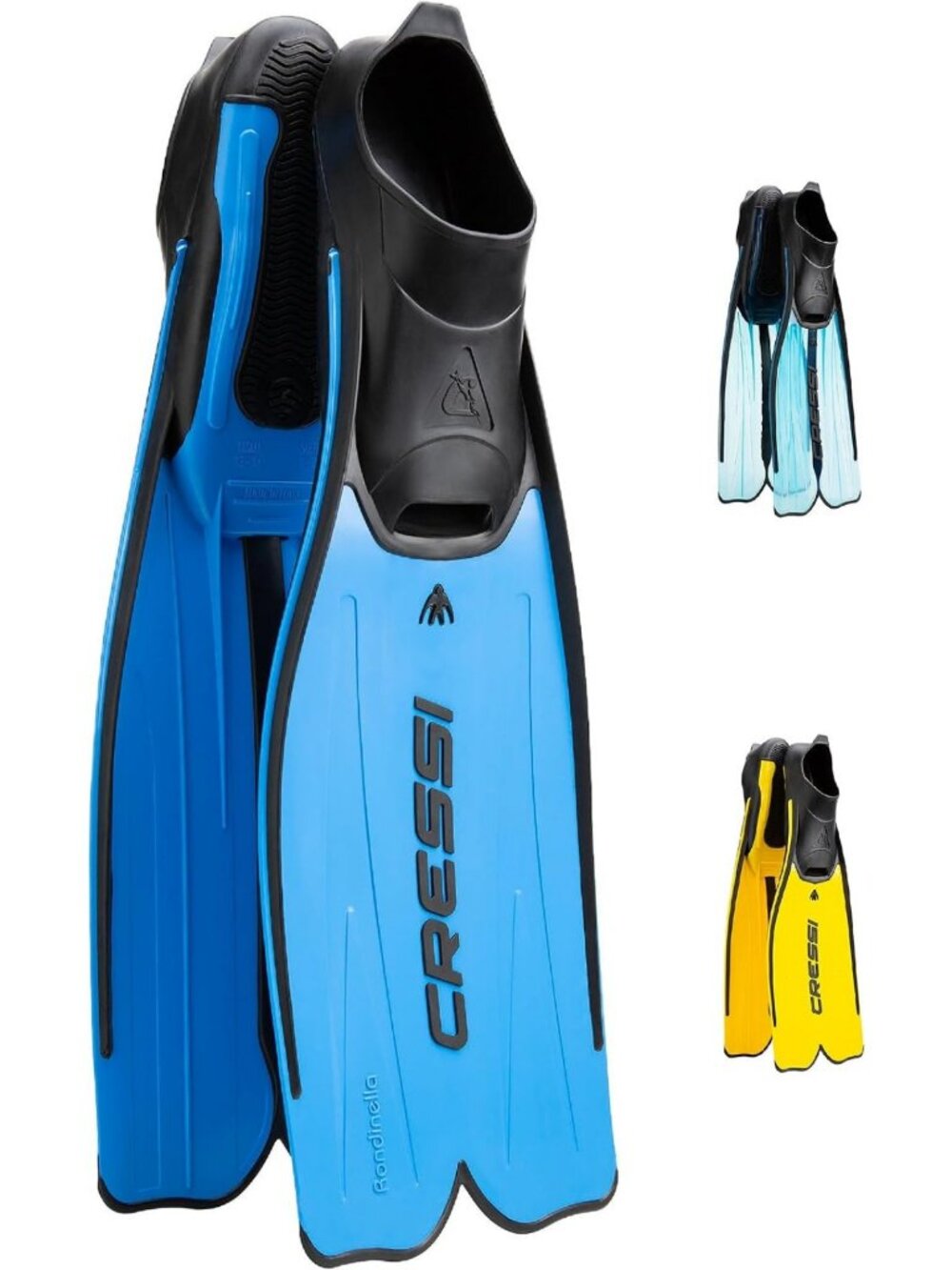 Lightweight Full Foot Snorkeling Fins for Adults - High Thrust, Comfortable Fit